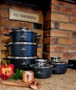 Zestaw garnków marmurkowe 