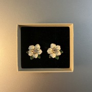 Kolczyki eleganckie kwiaty