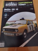 Model kartonowy Answer Skoda 105 V8