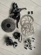 Zestaw rowerowy Shimano Acera 3x8 + hamulce hydrauliczne Tektro Novela