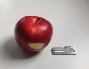 Nożyk obierak skrobak jędrnościomierz, do owoców