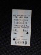 Magnes Bilet Morroschin (Morzeszczyn) - Hardenberg