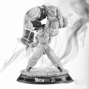 Figurka druk 3D żywica " Goku vs Nappa - F050 " -12cm