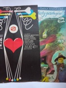 Plakat filmowy PRL Miłość z listy przebojów '84 Oddział Zamknięty-2wersje 