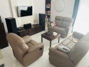 Komplet wypoczynkowy 3-częściowy naturalna skóra włoska NA GWARANCJI