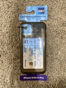 Etui IPHONE X/XS/11 Pro Plecki LAB31 Ze schowkiem na kartę płatniczą