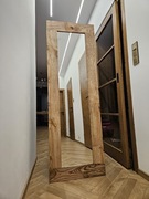 Lustro drewniane jesionowe