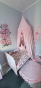 Baldachim Tipi jasnyróżowy
