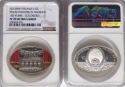 10 ZŁ 100 LAT TEATRU POLSKIEGO W WARSZAWIE 2013 NGC PF70 ! MAX