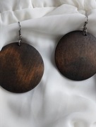Kolczyki drewniane wiszące :) Piękne ! :) Okazyjnie