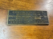 Telefon francuski, ścienny, 1914