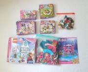 Duży zestaw klocków: LEGO Disney Frozen, Friends + Mega Bloks Barbie
