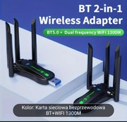 Wifi Adapter Karta Sieciowa z 4 antenkami