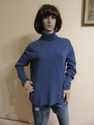 Henderson kaszmirowy sweter z golfem 100% kaszmir _ XL