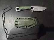 nóż typu neck knife; mały; do wszystkiego i codziennie