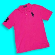 __RALPH LAUREN BIG PONY _KOSZULKA PINK  Roz XL