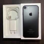 APPLE IPHONE 7 32GB CZARNY BLACK BEZ BLOKAD KOMPLET + ETUI