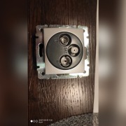 LEGRAND VALENA S GNIAZDO TV-RD-SAT ALUMINIUM