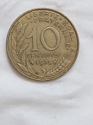 038 Francja 10 centymów, 1975
