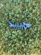 Brelok Rekinek - Efekt Tęczowy / Niebiesko–Zielony