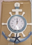 Zegar ścienny kotwica 