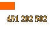 451 202 502 ZŁOTY NUMER STARTER ORANGE ŁATWY NA KARTĘ PREPAID GSM