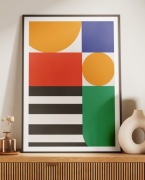 Plakat nowoczesny, minimalistyczny B1, bez ramy.