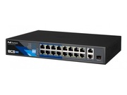Switch PoE 16x PoE, 2x LAN, 1x SFP BCS-B-SP1602G-1SFP BCS BASIC