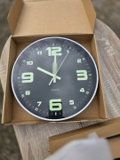 ZEGAR ŚCIENNY, CICHY NIETYKAJĄCY ZEGAR DO SALONU, SYPIALNI, KUCHNI, BIURA