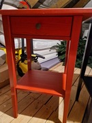 stolik nocny , czerwony