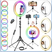 Światło pierścieniowe ze stojakiem na statyw