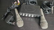 Zestaw do karaoke z 2 mikrofonami