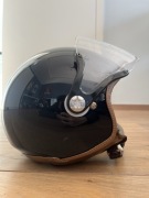 Kask NEXX open face czarny | szyba | bardzo dobry stan