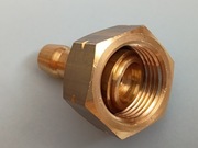 Złączka gazowa mosiężna z dużej butli na wąż propan-butan