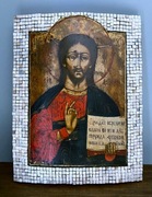 Ikona Jezus Chrystus Pantokrator, Rosja początek XIX w.