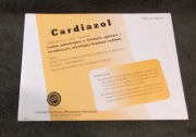 Przedwojenna reklama apteka Cardiazol Warszawa bibuła do atramentu 