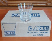 Campari Spritz Prosecco Szklanki Kolekcjonerskie Unikatowe 6 Sztuk 250 ml