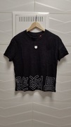T-shirt Superdry r. 38/10/M czarny chińskie znaki