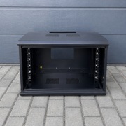Szafa serwerowa rack 19 cali 6U 60x46x36 cm do sieci i monitoringu