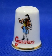 Naparstek Kolekcjonerski Porcelanowy Gulliver's 