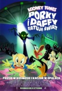 Looney tunes porky i daffy ratują święta plakat filmowy kinowy poster