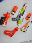 NERF zestaw elementy akcesoria pistolet