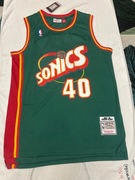 Seattle SuperSonics Kemp 40 Mitchell & Ness NBA koszulka koszykarka
