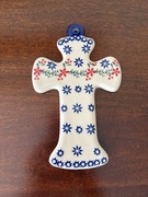 Krzyż,ceramika bolesławiecka