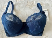 Biustonosz Daila niebieski koronkowy elegancki nowy z metką