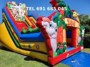 Wynajem dmuchańców WYNAJEM PIANA PARTY Wynajem zjeżdżalni wata popcorn