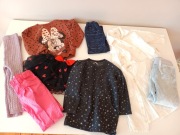 104cm 110 3-4lata mega paka ubranek ubranka dla dziewczynki dziecka 