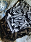 Śruby m12, sześciokątne, z nakrętką i podkładką 