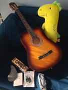 Gitara klasyczna NOWA z akcesoriami WYPRZEDAŻ