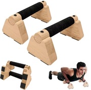 Drewniane paraletki do treningu domowego wytrzymałe idealne do treningów 